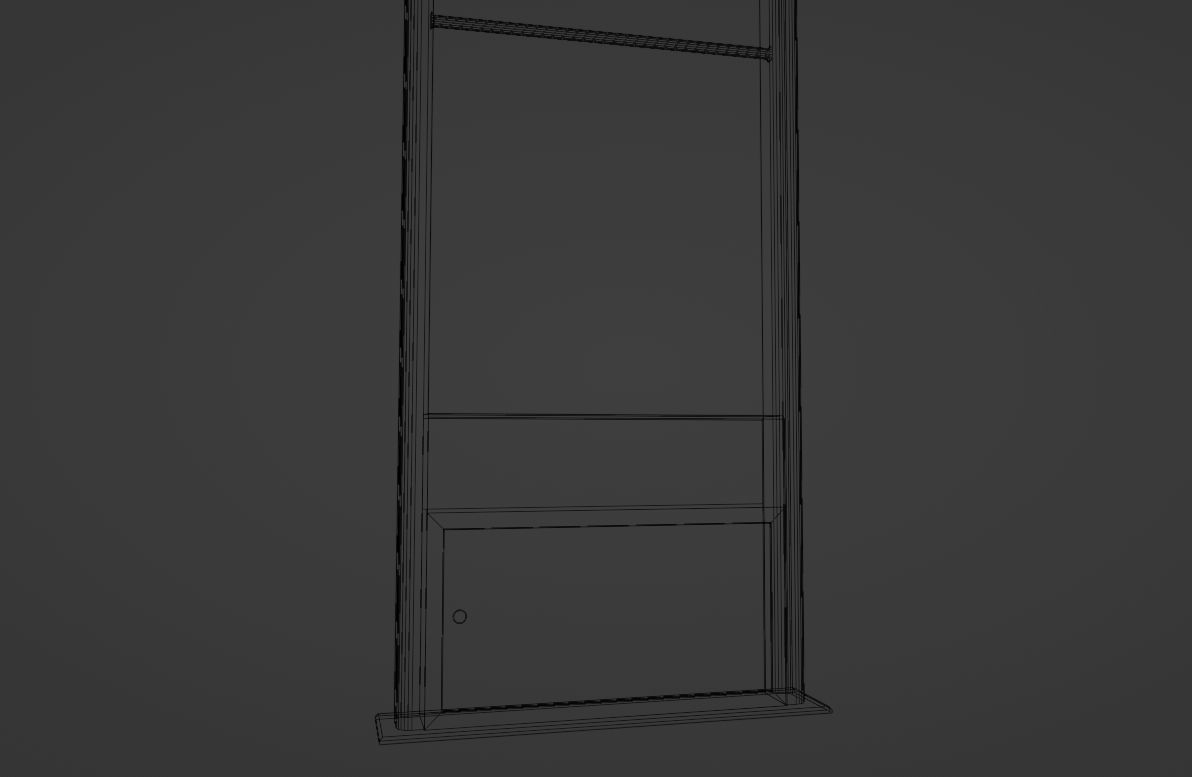 Store Security Gates Low-poly 3D model_18