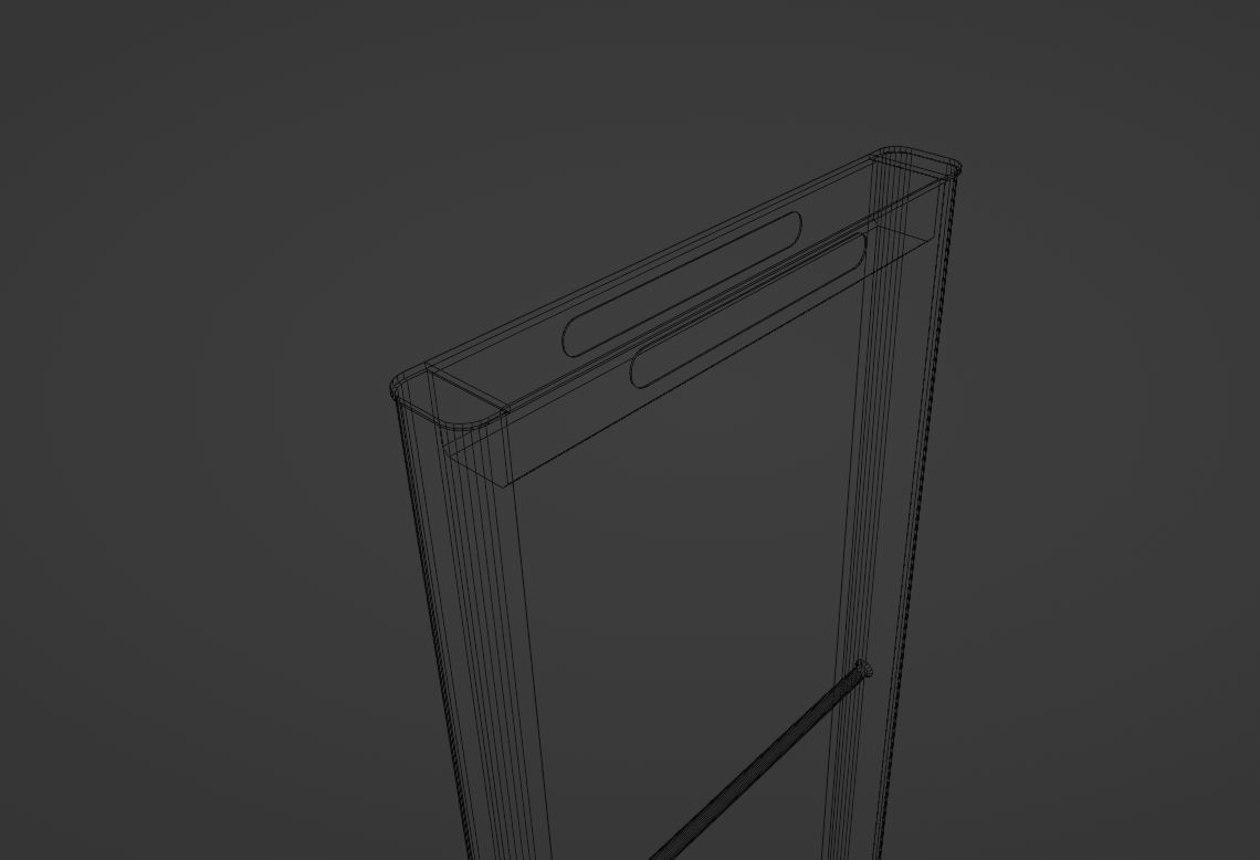 Store Security Gates Low-poly 3D model_19