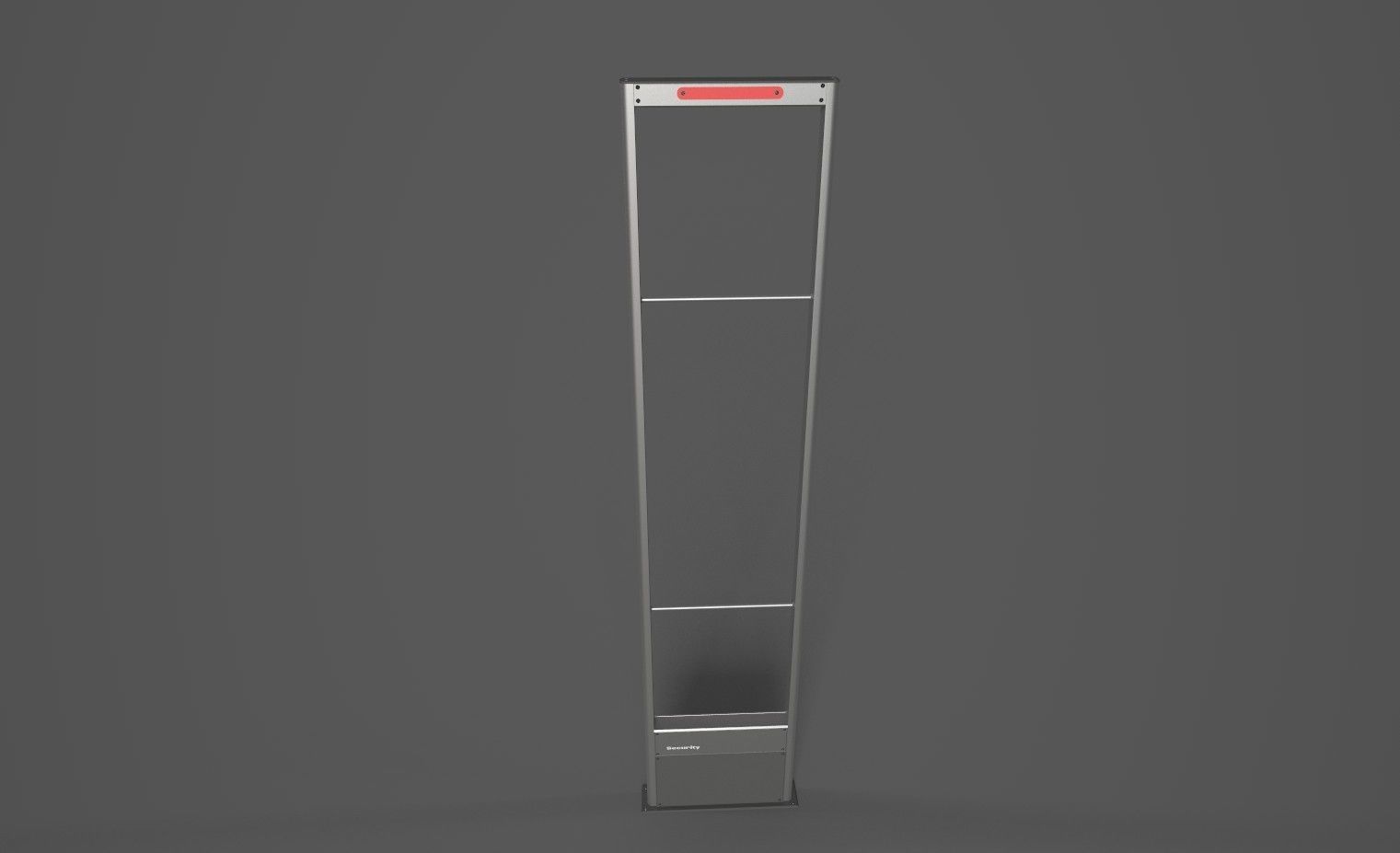 Store Security Gates Low-poly 3D model_1