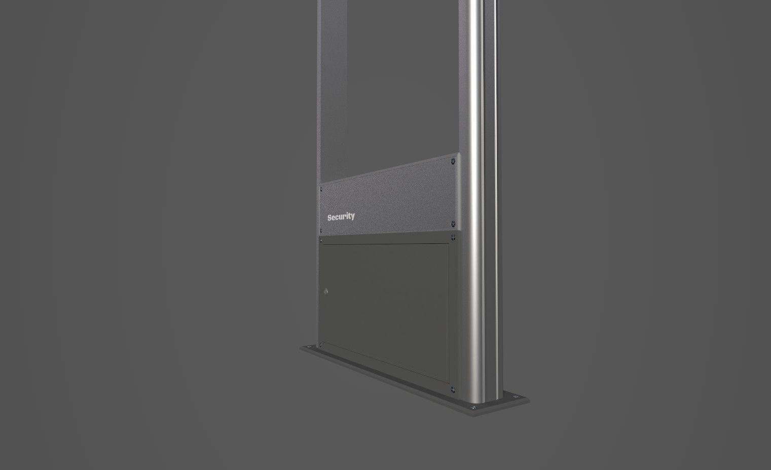 Store Security Gates Low-poly 3D model_5