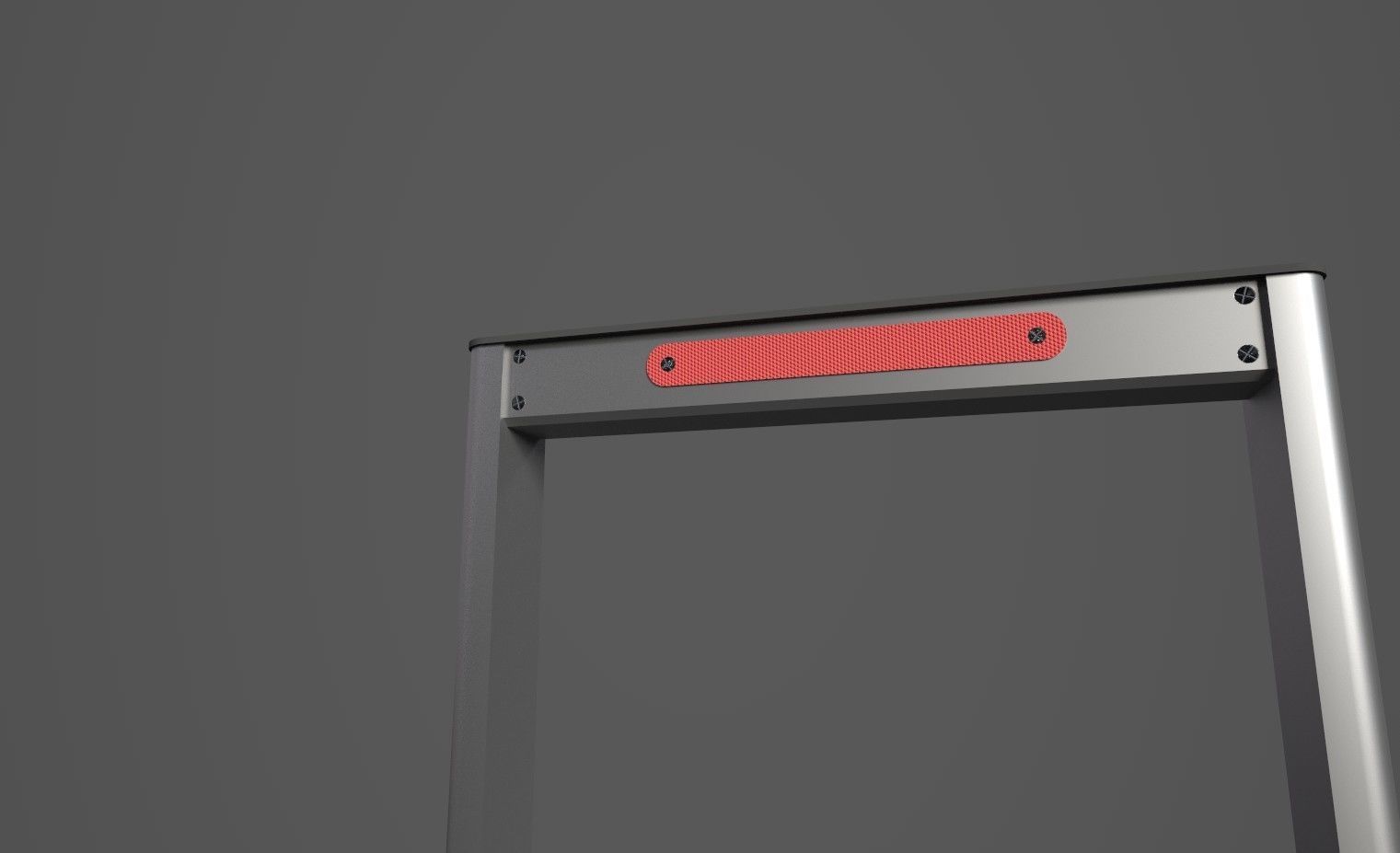 Store Security Gates Low-poly 3D model_7