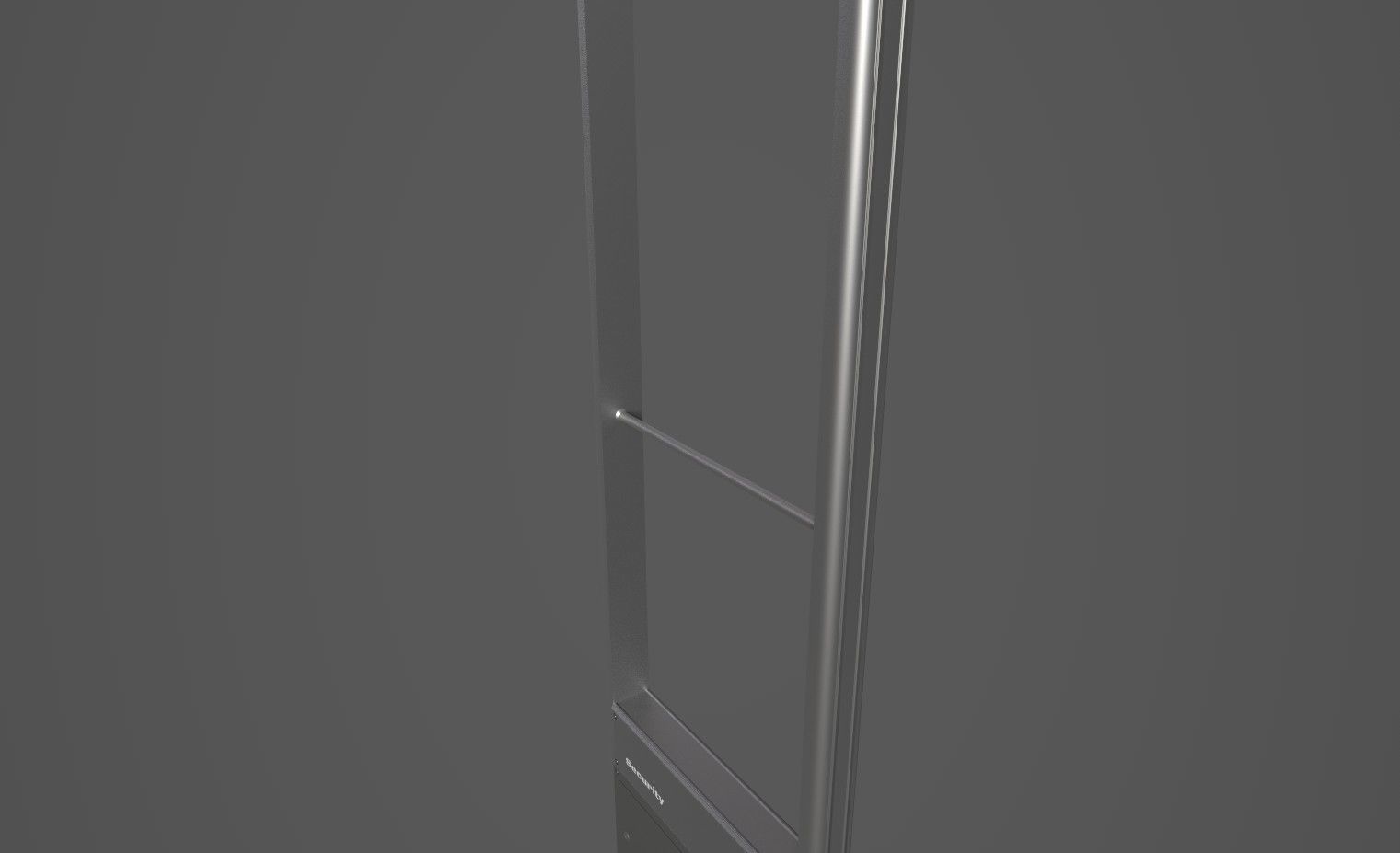 Store Security Gates Low-poly 3D model_6