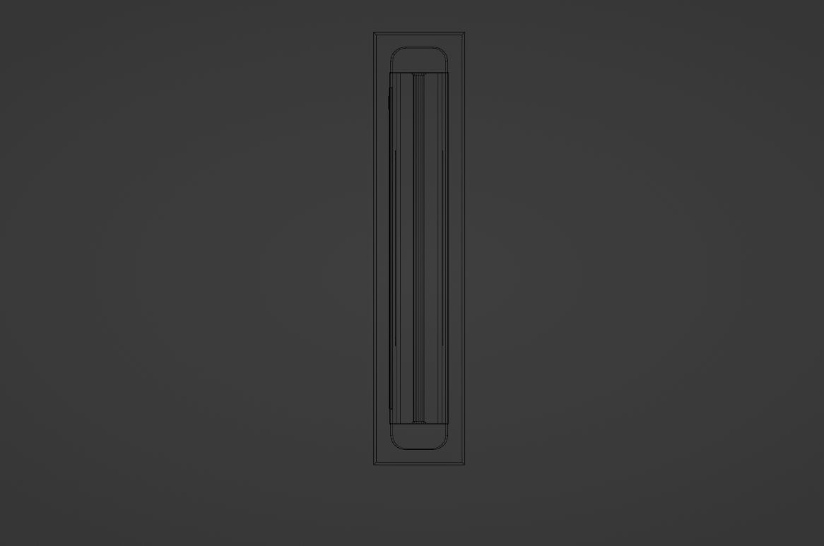 Store Security Gates Low-poly 3D model_15
