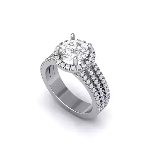 Solitair Ring Bridal Set