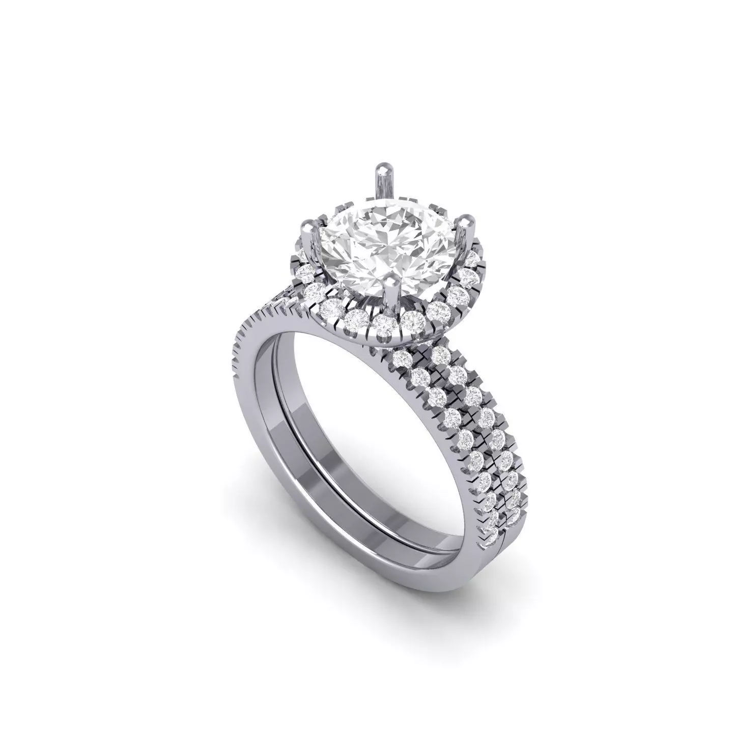 Wedding Ring 3D print model_0