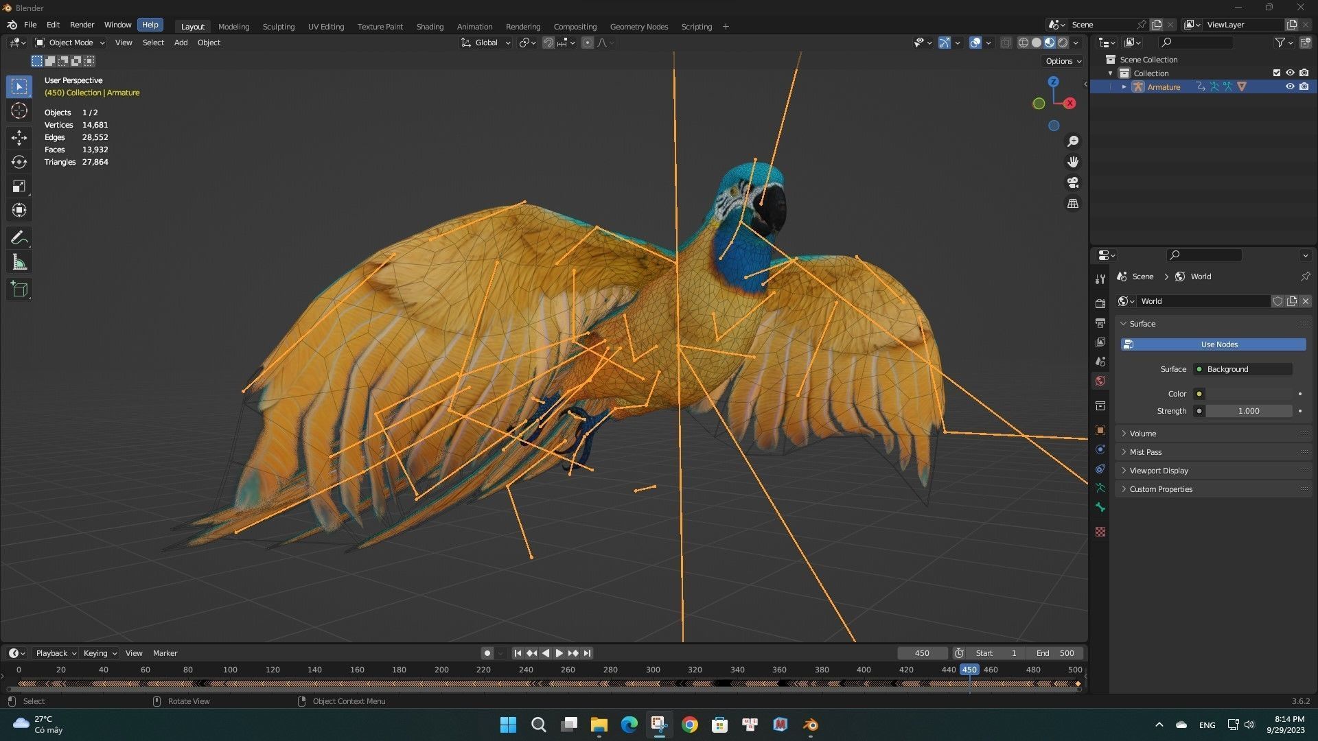 Parrot A1 3D model_3