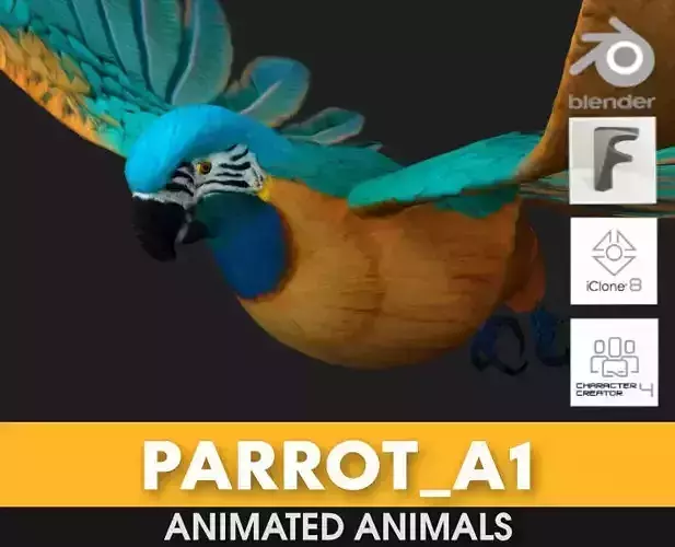Parrot A1 3D model