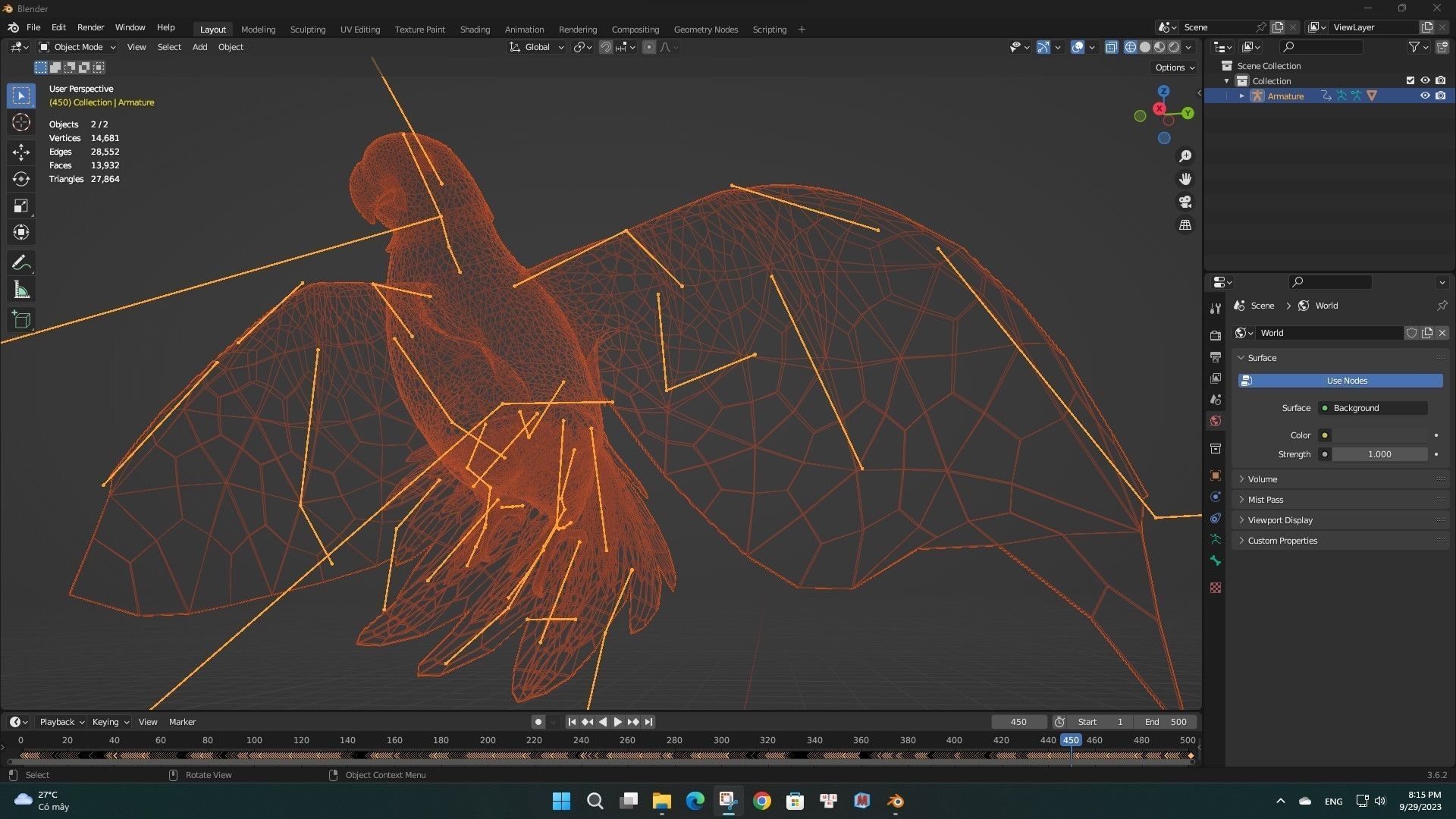 Parrot A1 3D model_9