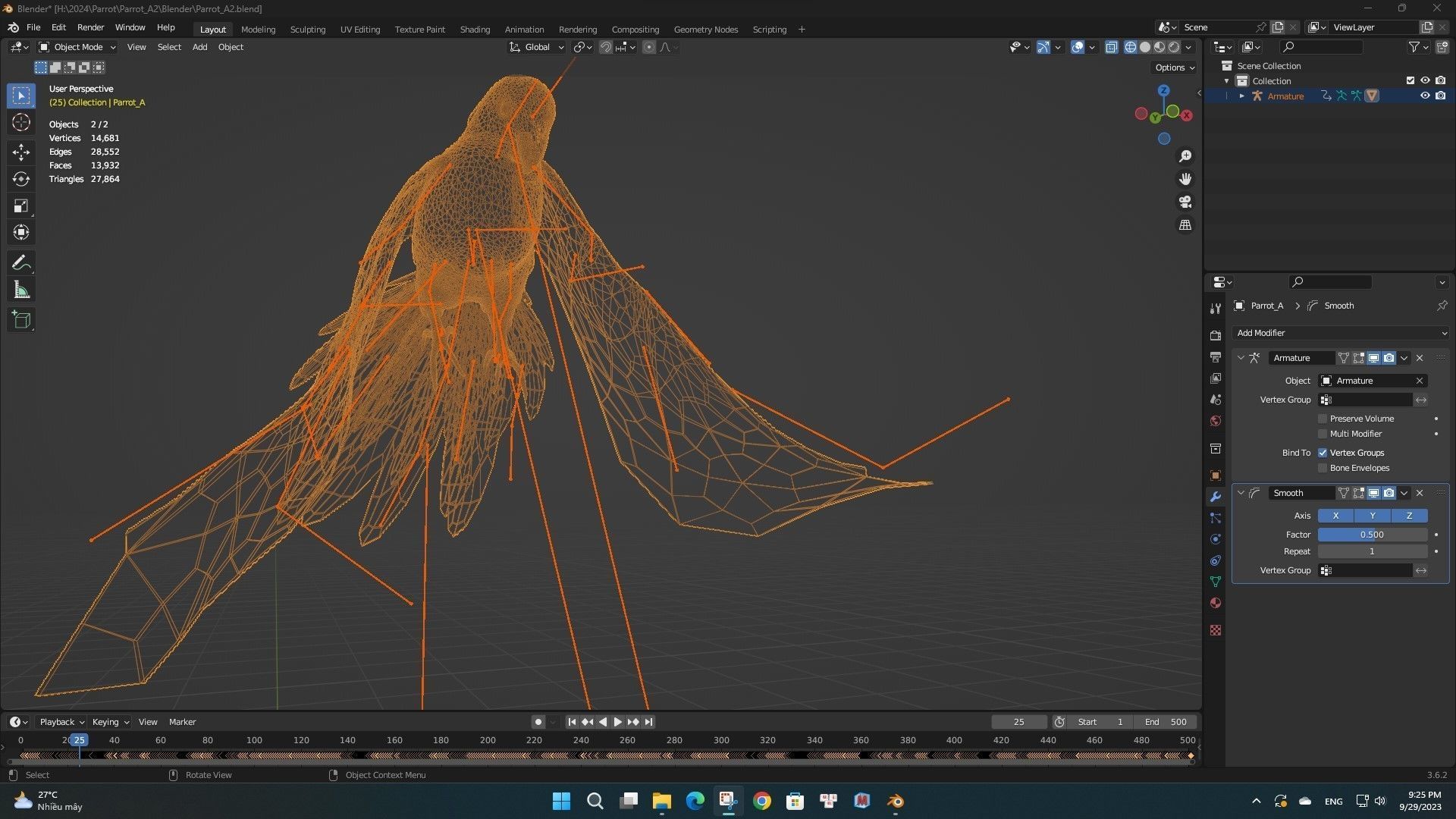 Parrot A2 3D model_8