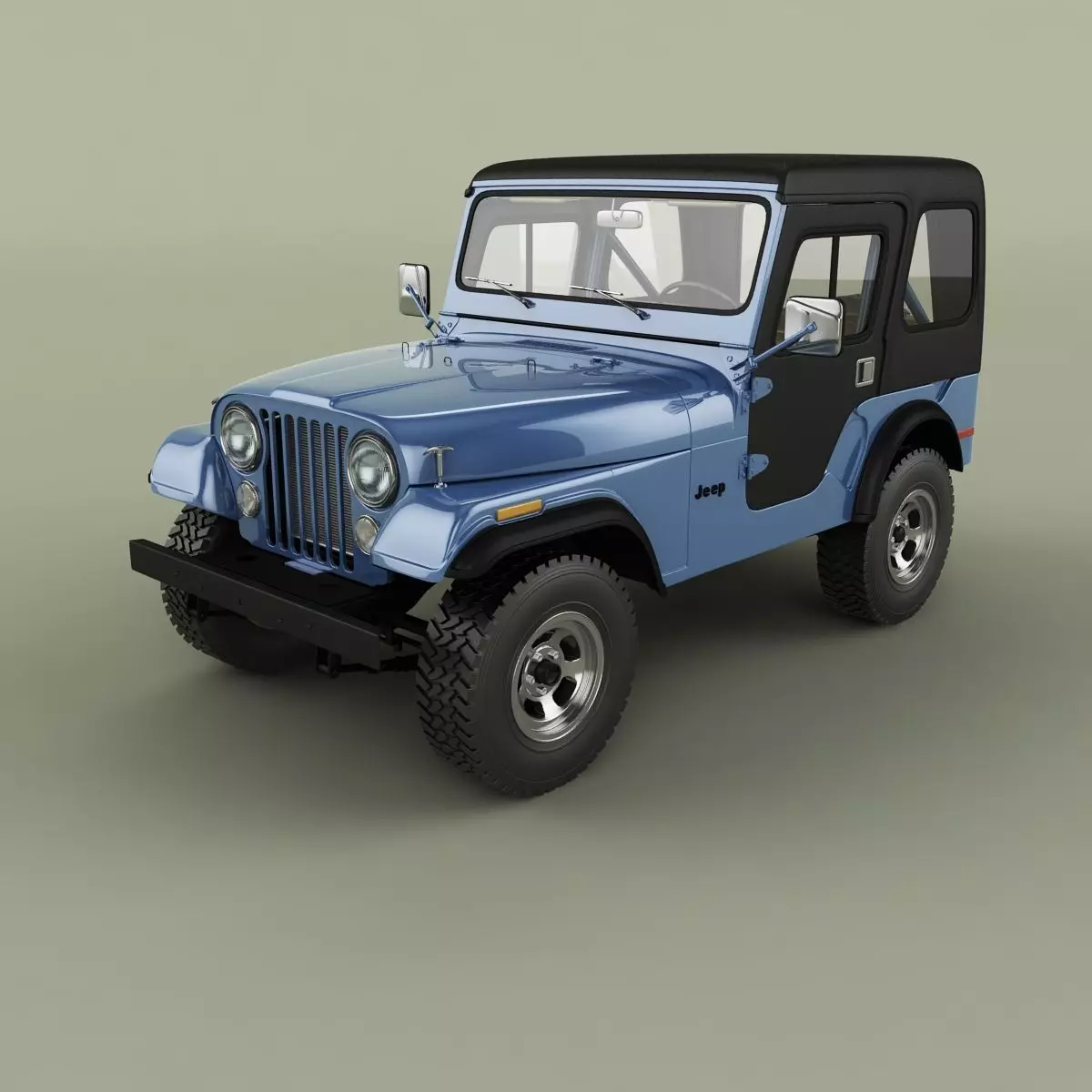Jeep CJ-5 Renegade 3D model