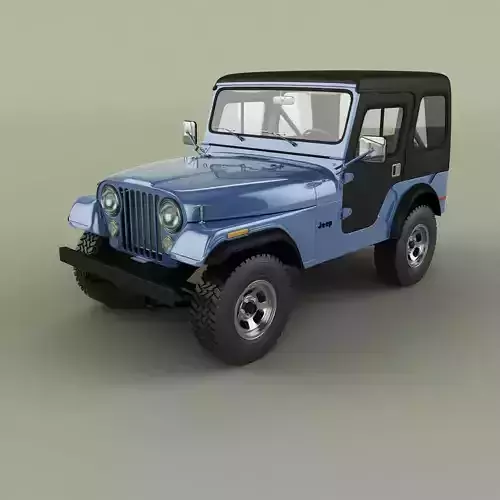 Jeep CJ-5 Renegade 3D model | CGTrader