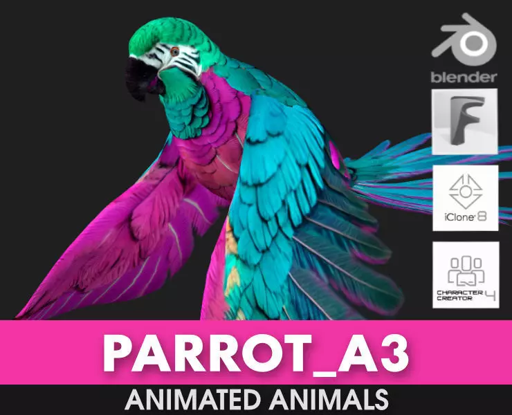 Parrot A3 3D model
