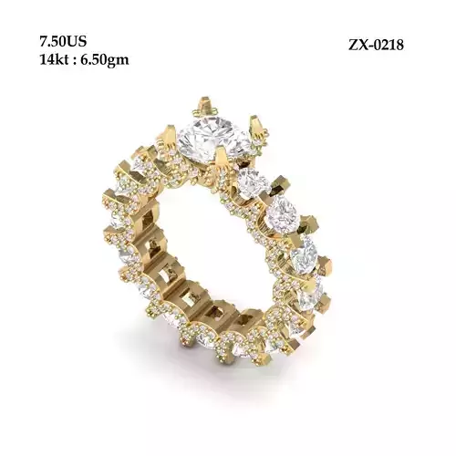 Solitaire Engagement Art Deco Ring