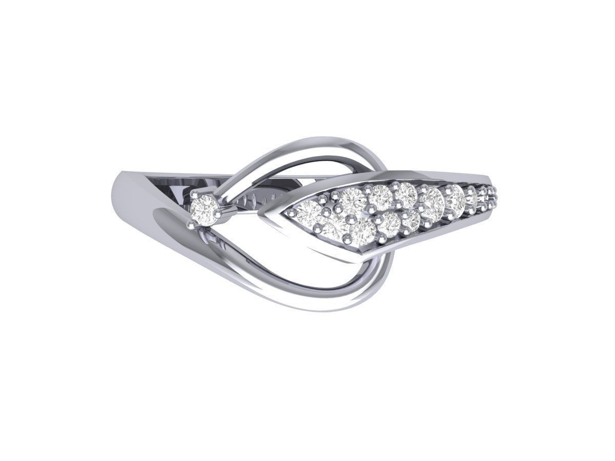 Wedding Ring 3D print model_3