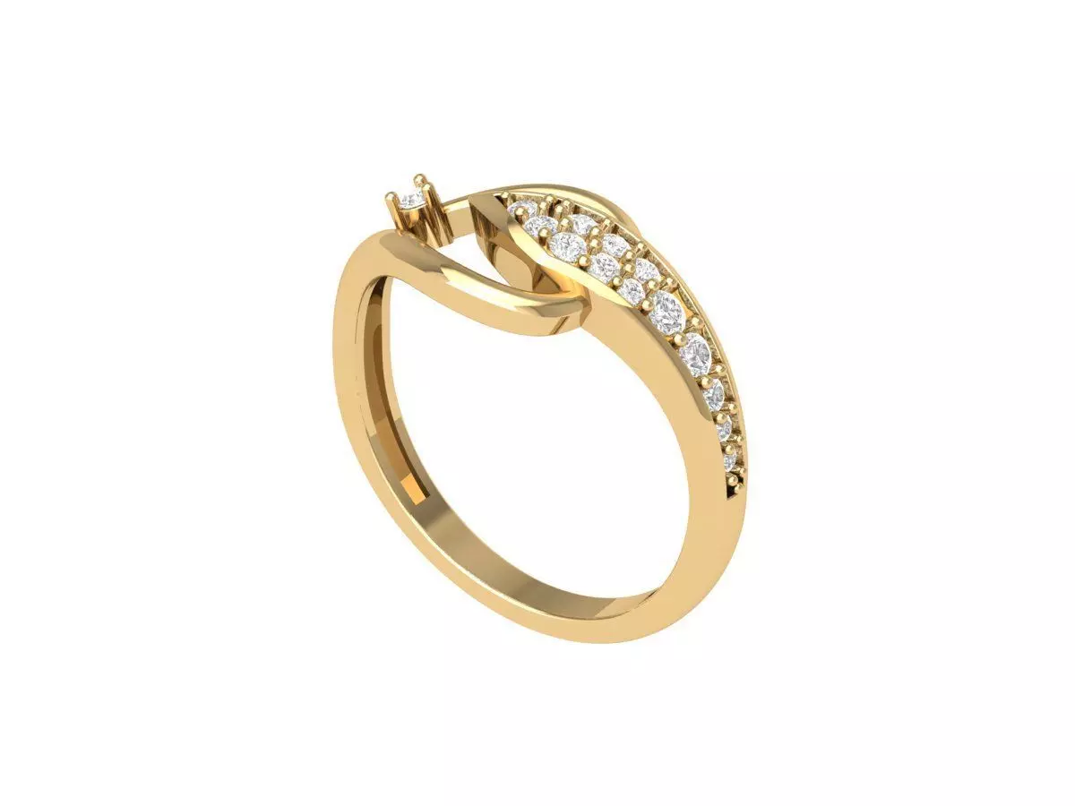 Wedding Ring 3D print model_0