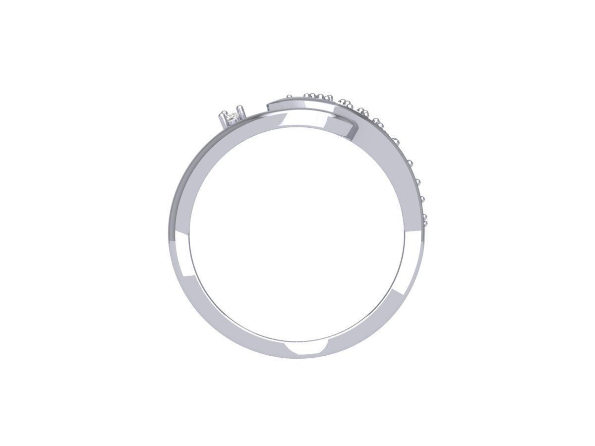 Wedding Ring 3D print model_7