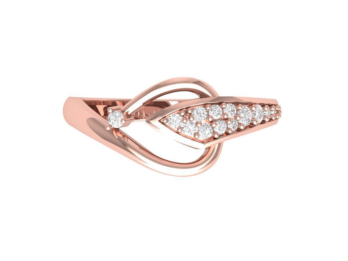 Wedding Ring 3D print model_5