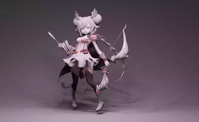 Anime Character - Unique 1 3D model