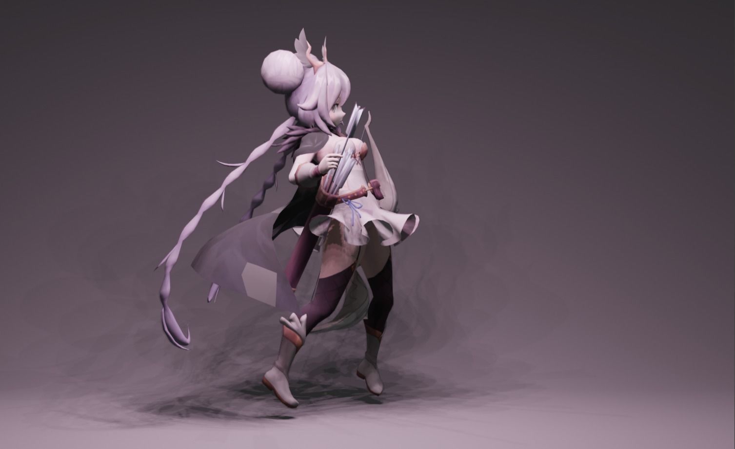 Anime Character - Unique 1 3D model_2