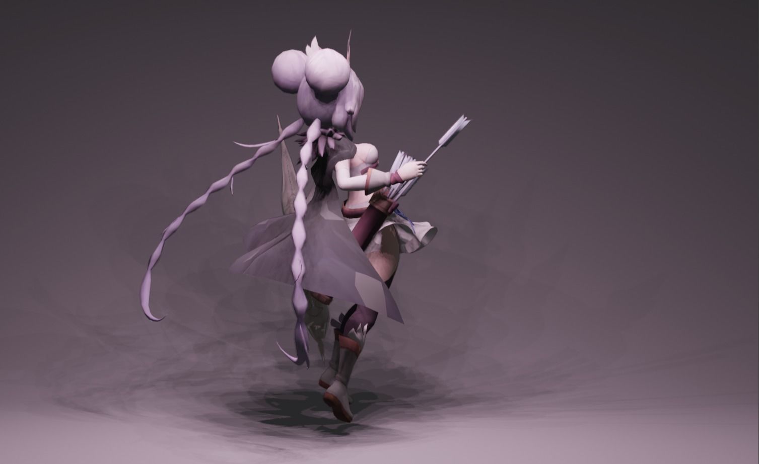 Anime Character - Unique 1 3D model_3