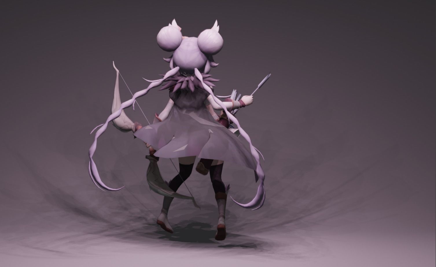 Anime Character - Unique 1 3D model_4