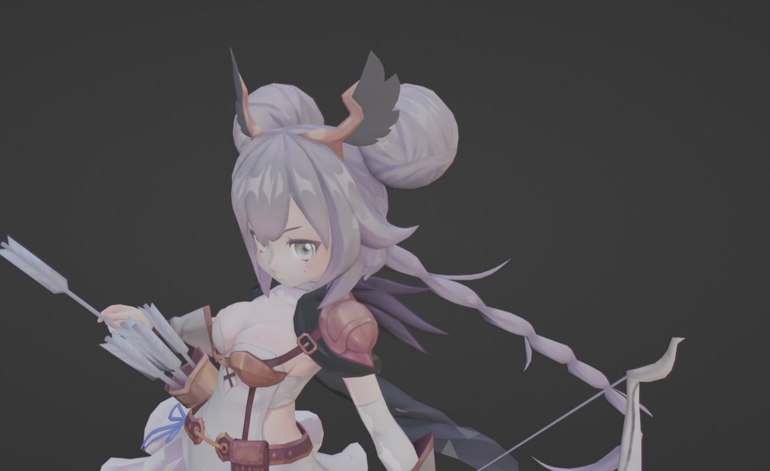 Anime Character - Unique 1 3D model_9