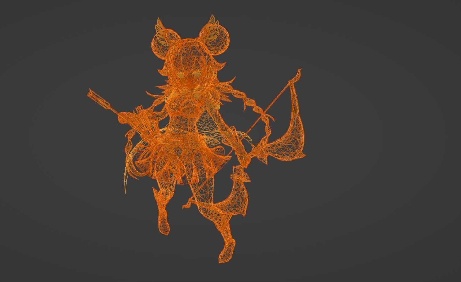 Anime Character - Unique 1 3D model_15