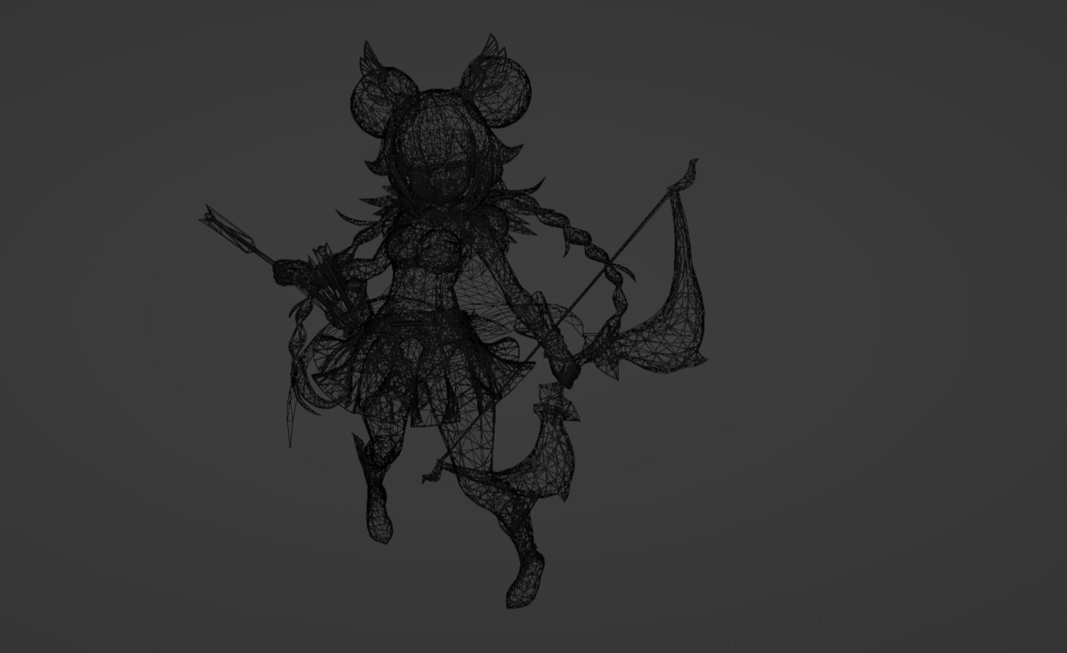 Anime Character - Unique 1 3D model_16