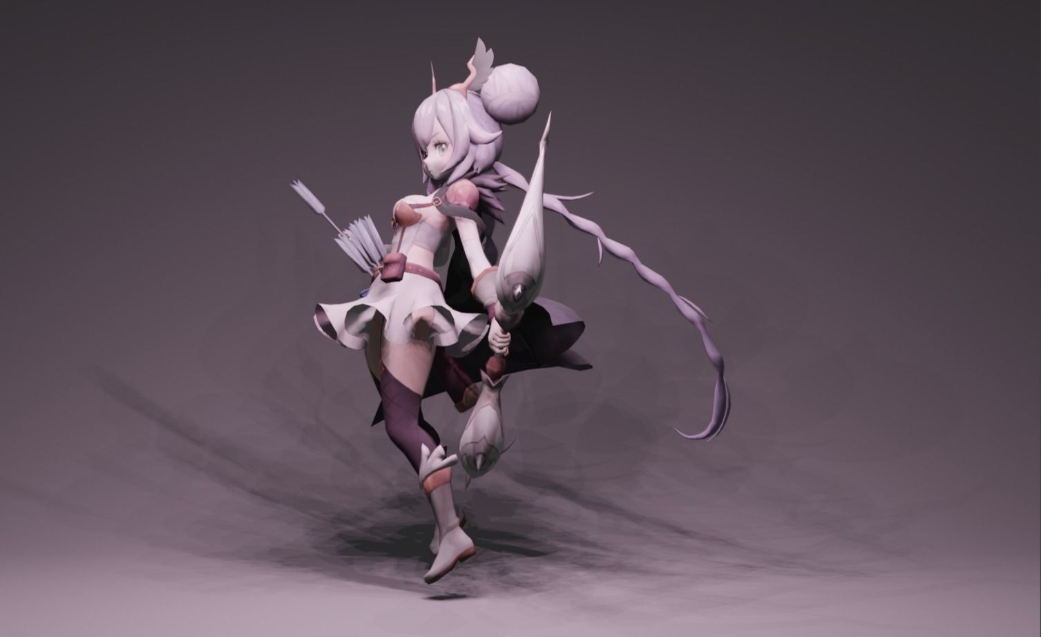 Anime Character - Unique 1 3D model_7