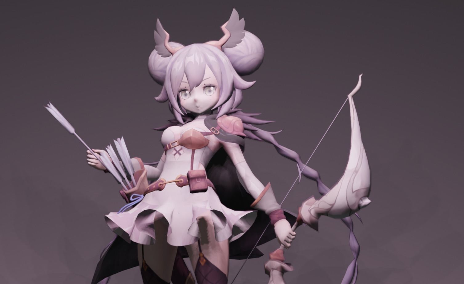 Anime Character - Unique 1 3D model_8