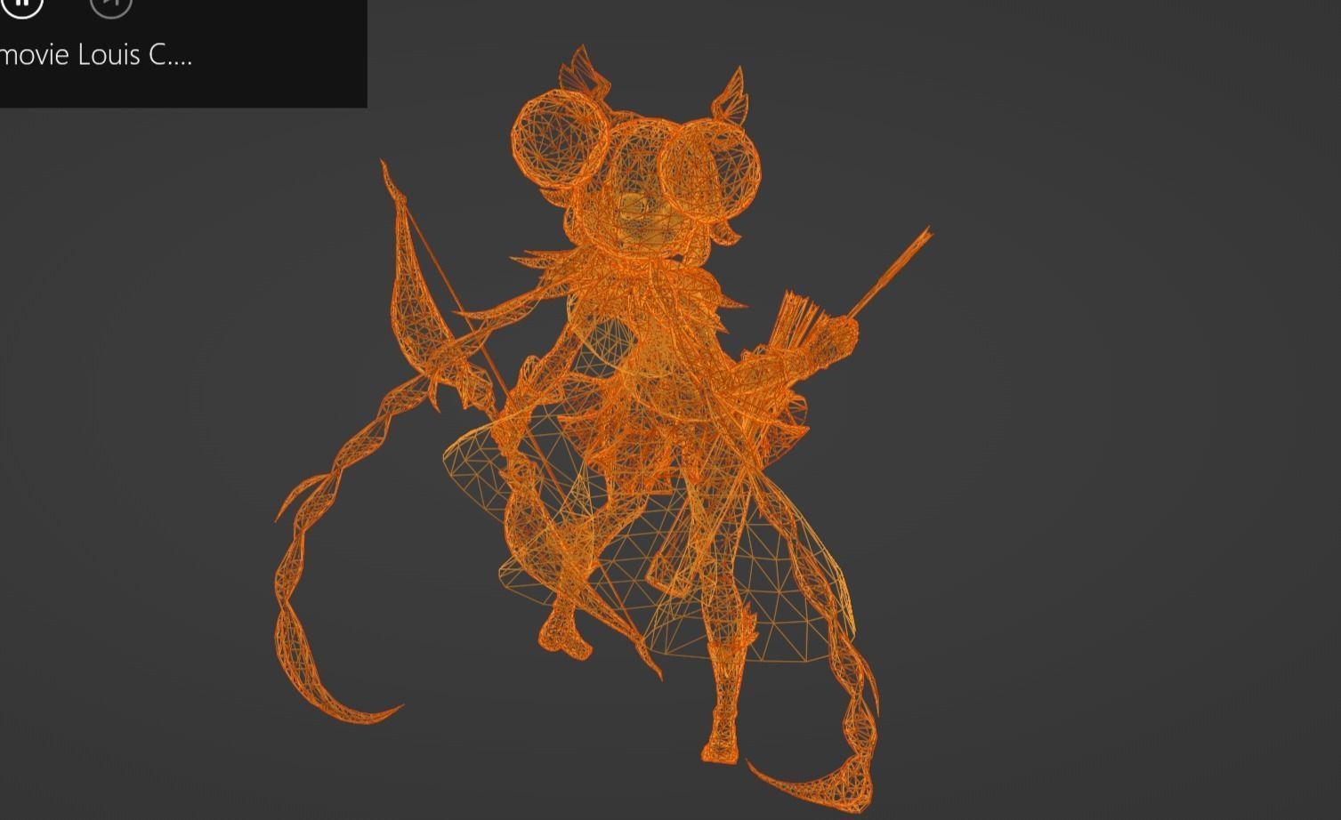 Anime Character - Unique 1 3D model_13