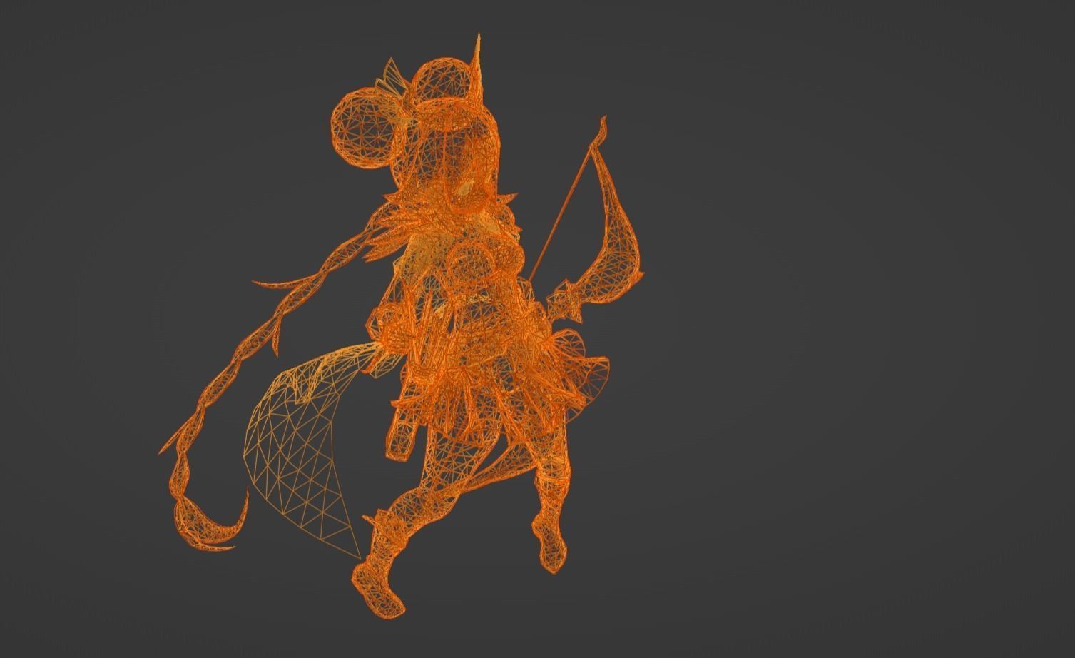 Anime Character - Unique 1 3D model_14