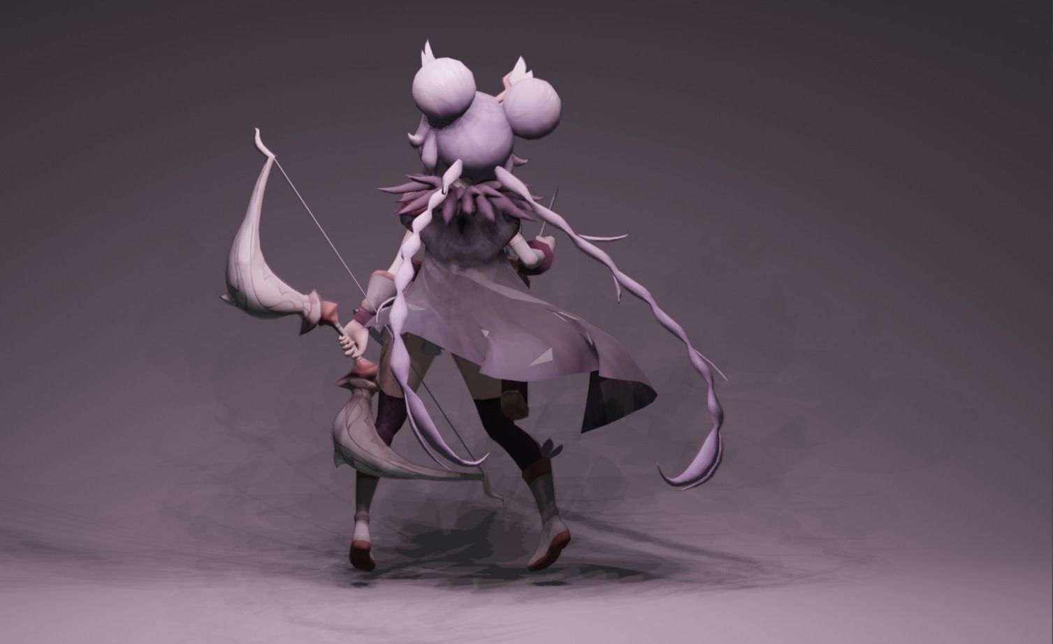 Anime Character - Unique 1 3D model_5