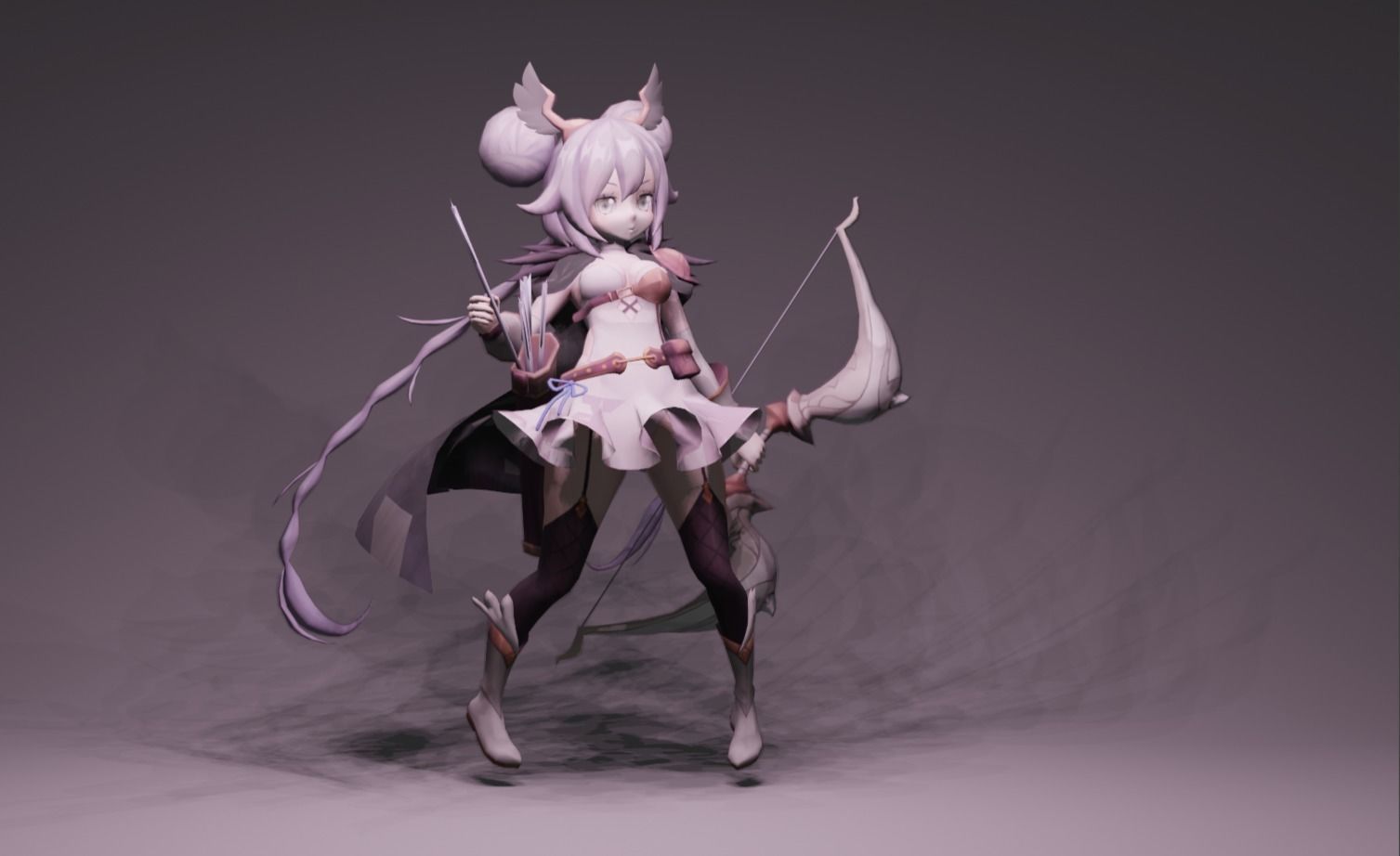Anime Character - Unique 1 3D model_1