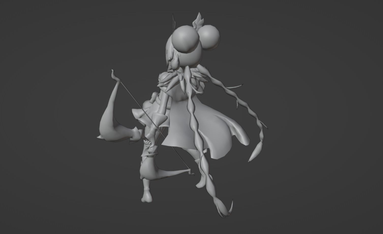 Anime Character - Unique 1 3D model_11