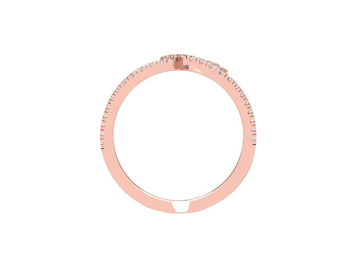 Infinity Wedding Ring 3D print model_6