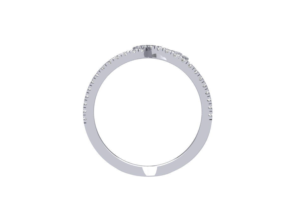 Infinity Wedding Ring 3D print model_7