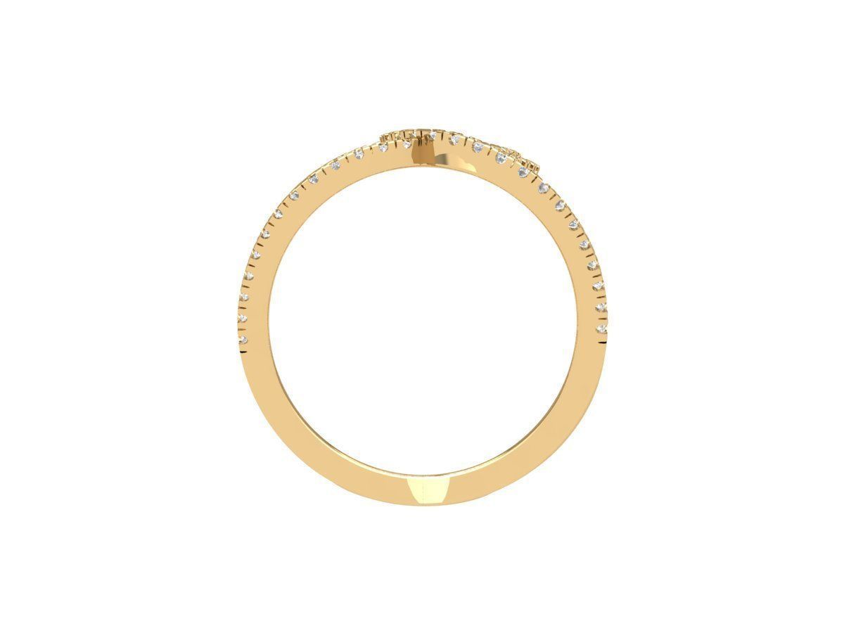 Infinity Wedding Ring 3D print model_8