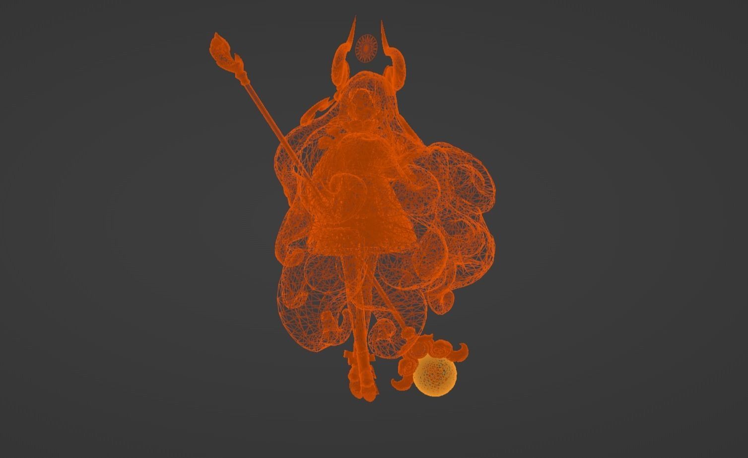 Anime Character - Unique 2 3D model_13