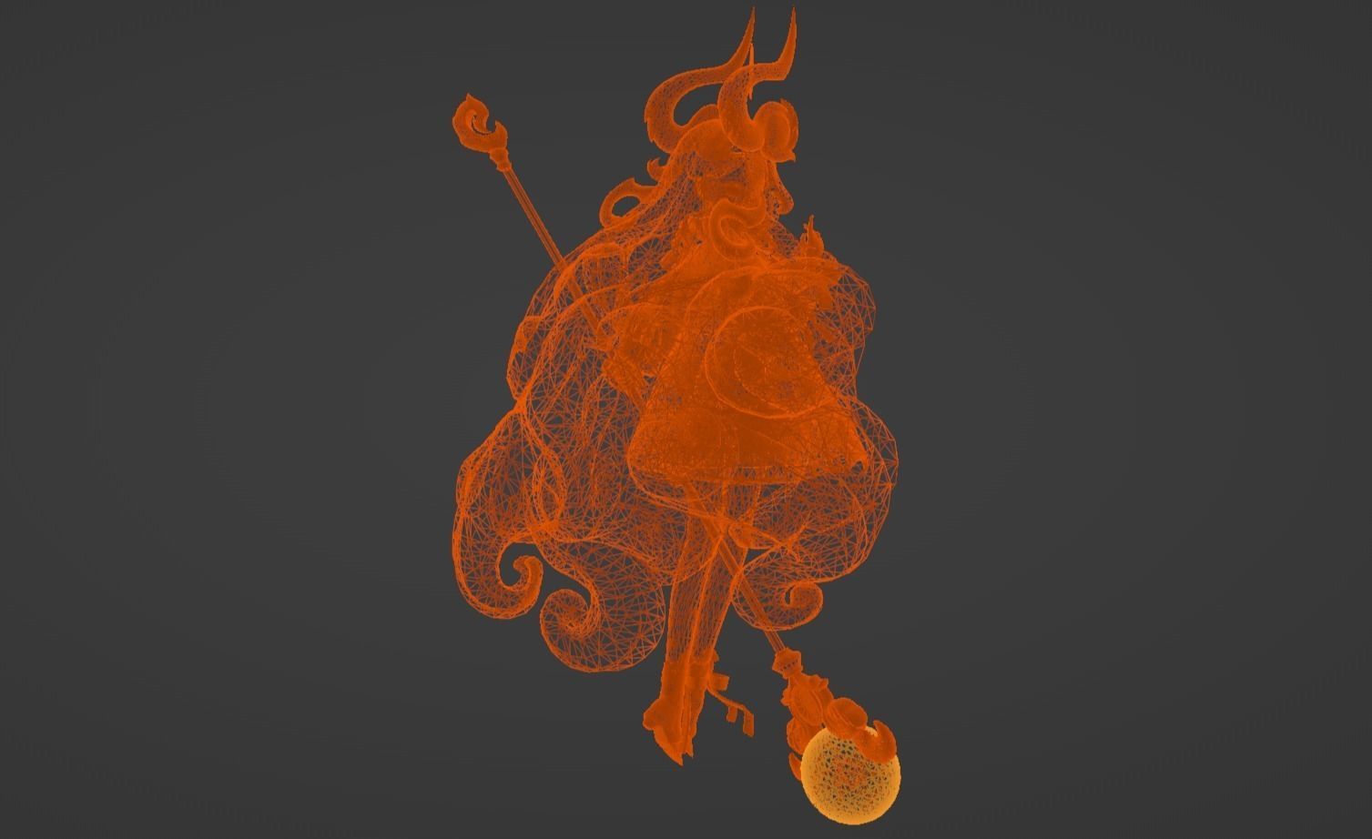 Anime Character - Unique 2 3D model_14