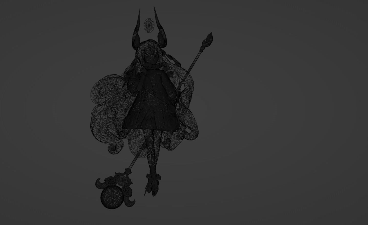 Anime Character - Unique 2 3D model_16