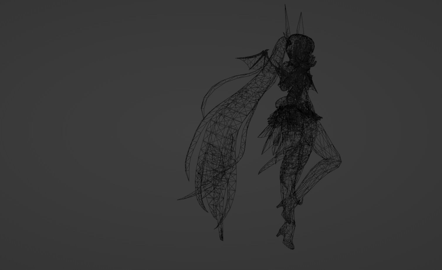 Anime Character - Unique 3 3D model_16