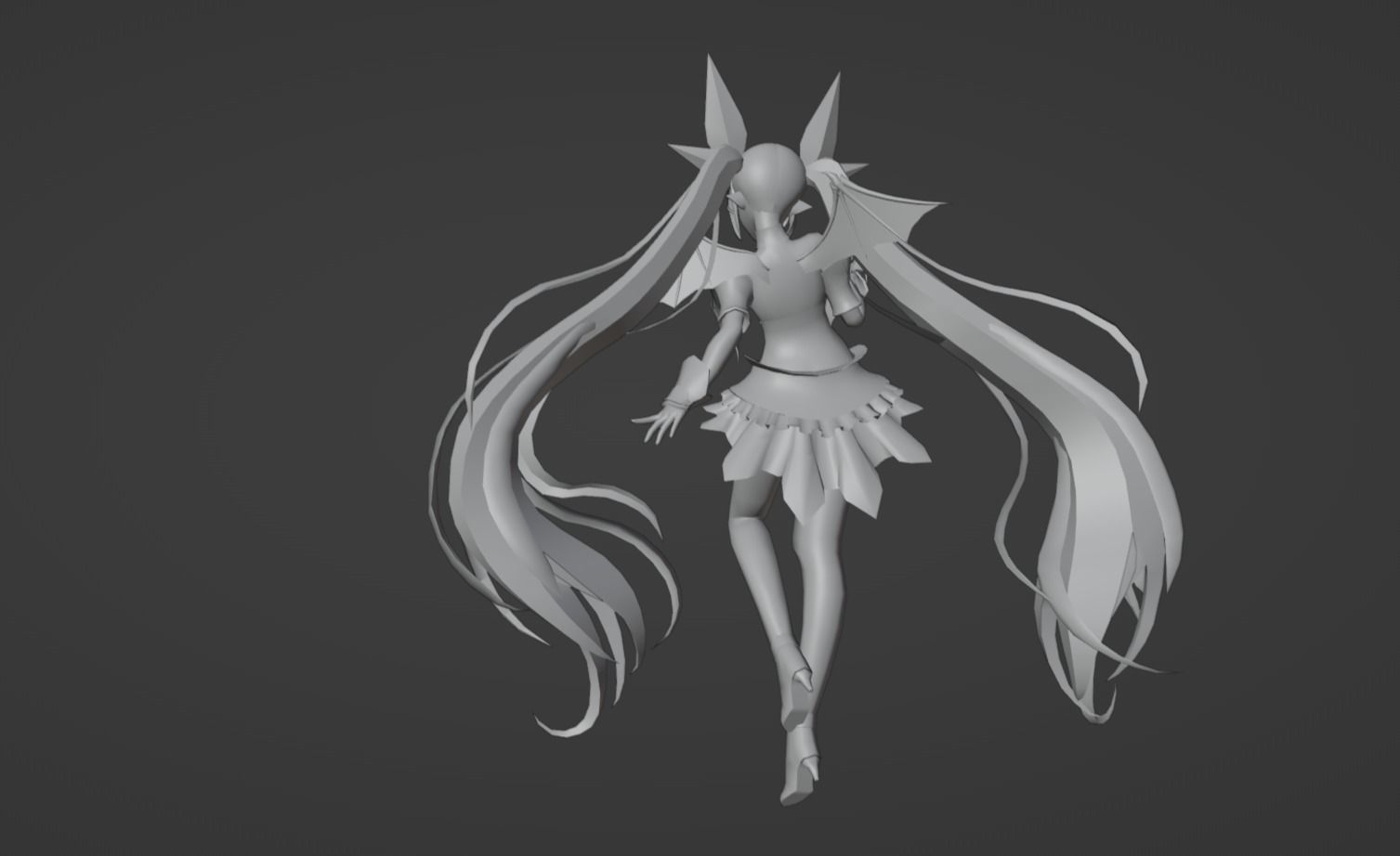 Anime Character - Unique 3 3D model_12