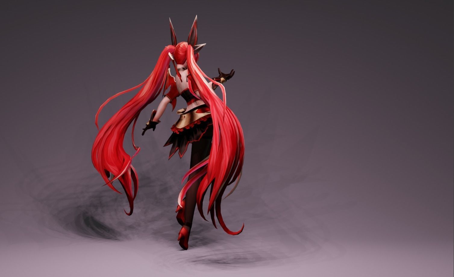 Anime Character - Unique 3 3D model_3