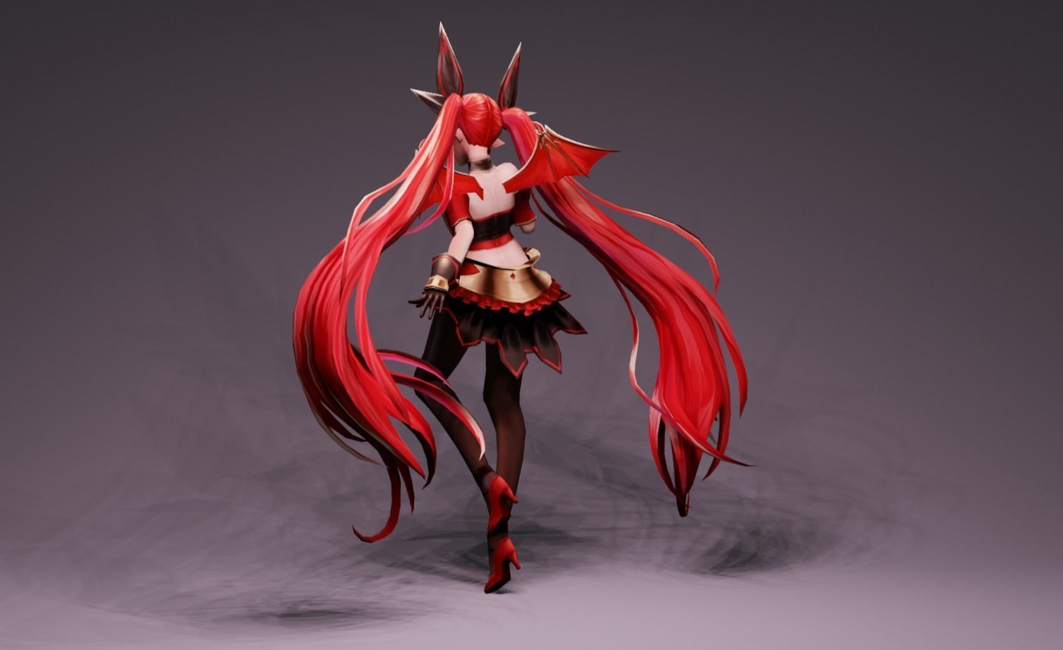 Anime Character - Unique 3 3D model_5
