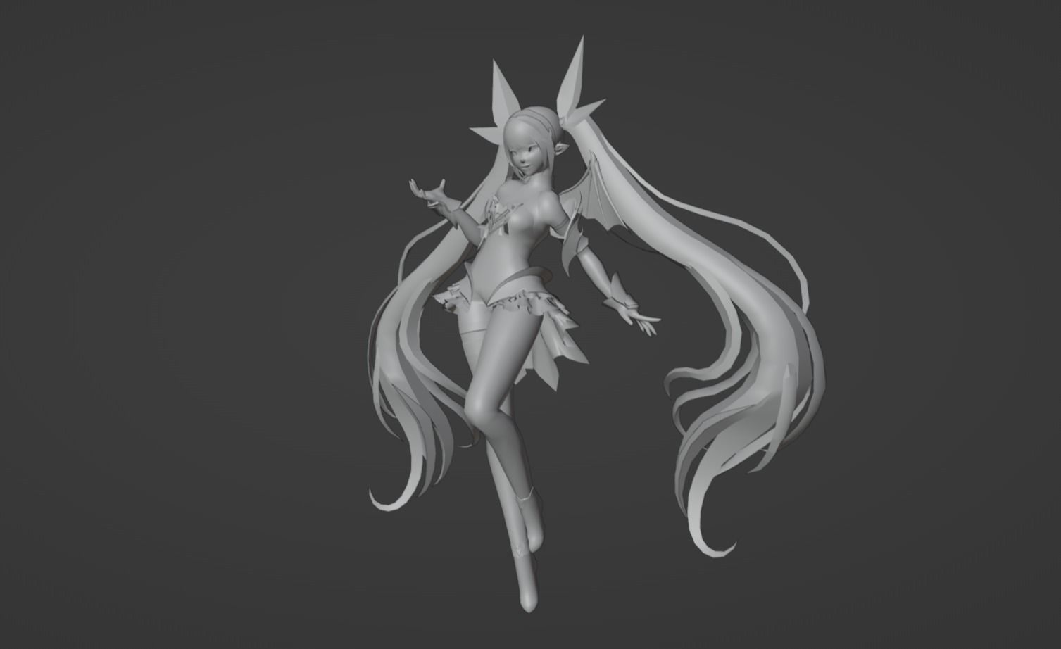 Anime Character - Unique 3 3D model_10