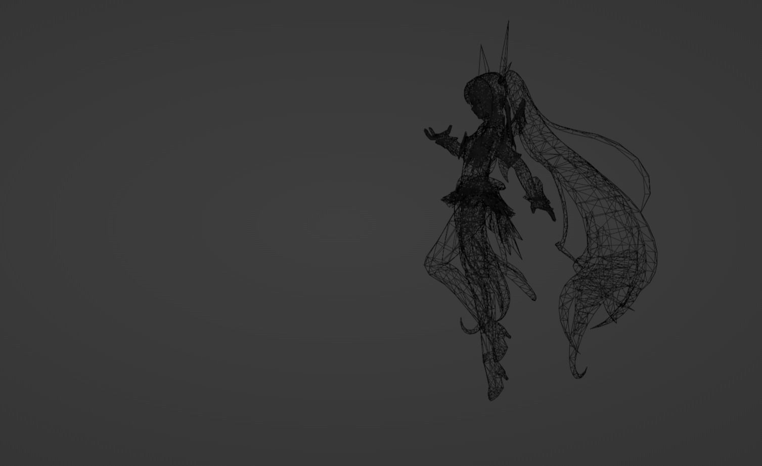 Anime Character - Unique 3 3D model_18