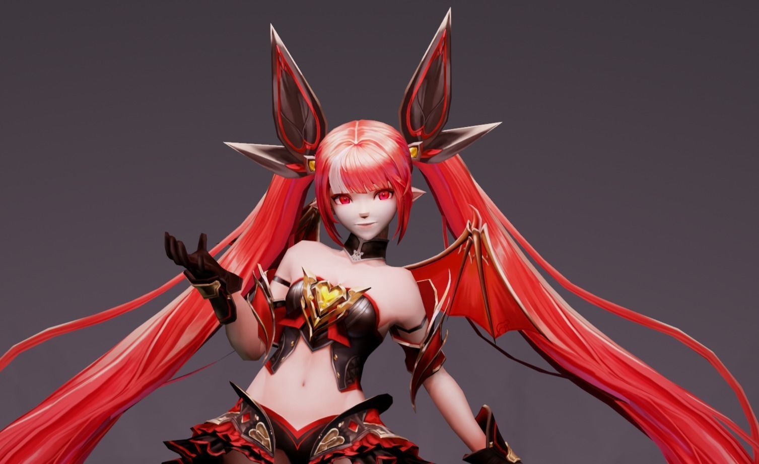 Anime Character - Unique 3 3D model_8