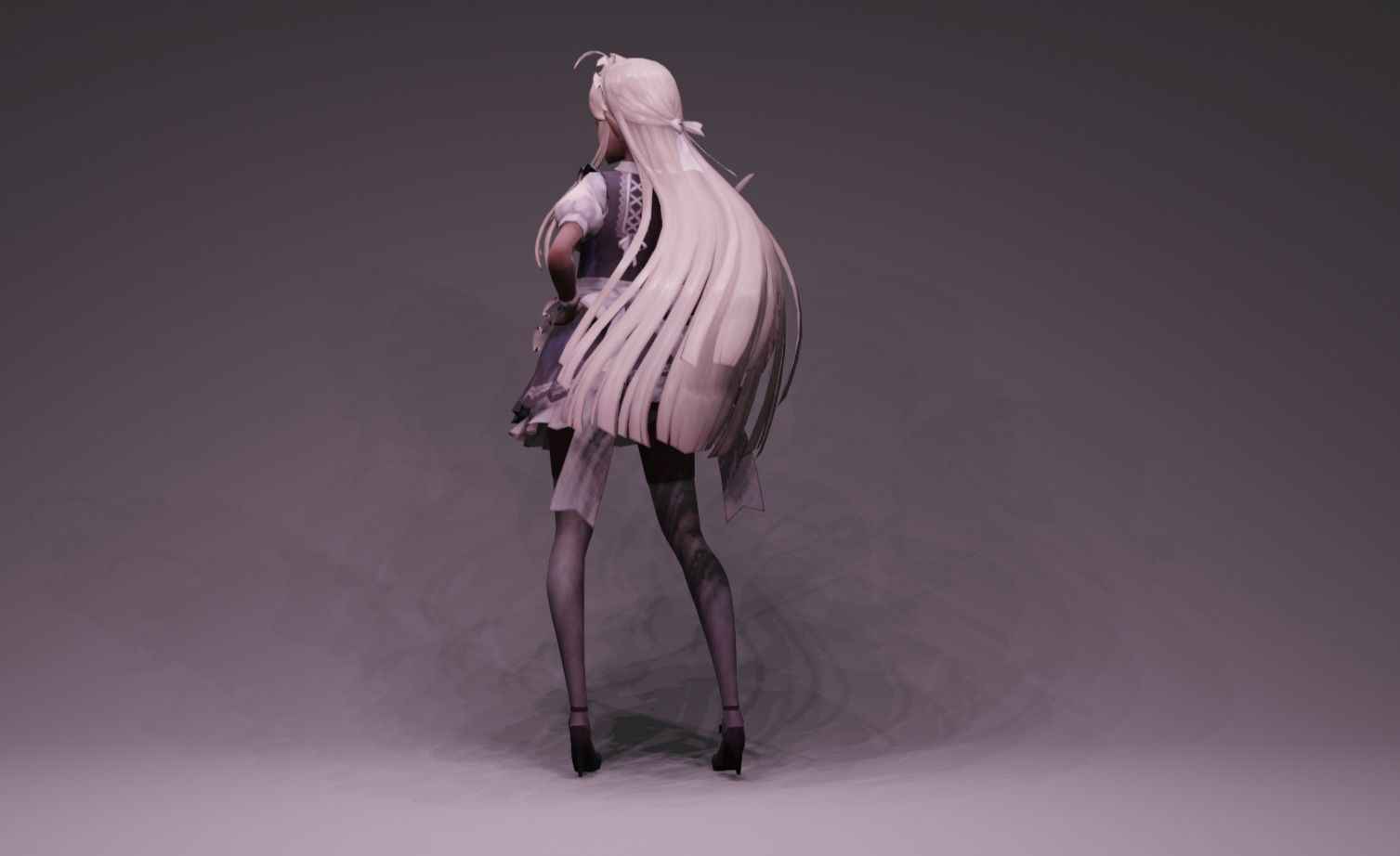 Anime Character - Unique 4 3D model_5