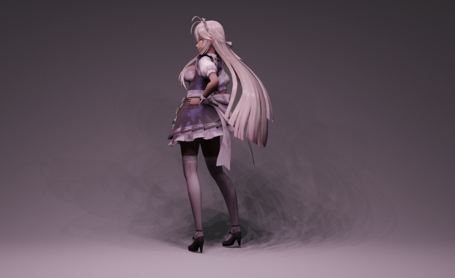 Anime Character - Unique 4 3D model_6